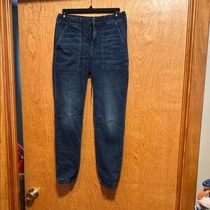 American Eagle Outfitters Indigo Relax Jogger Jeans